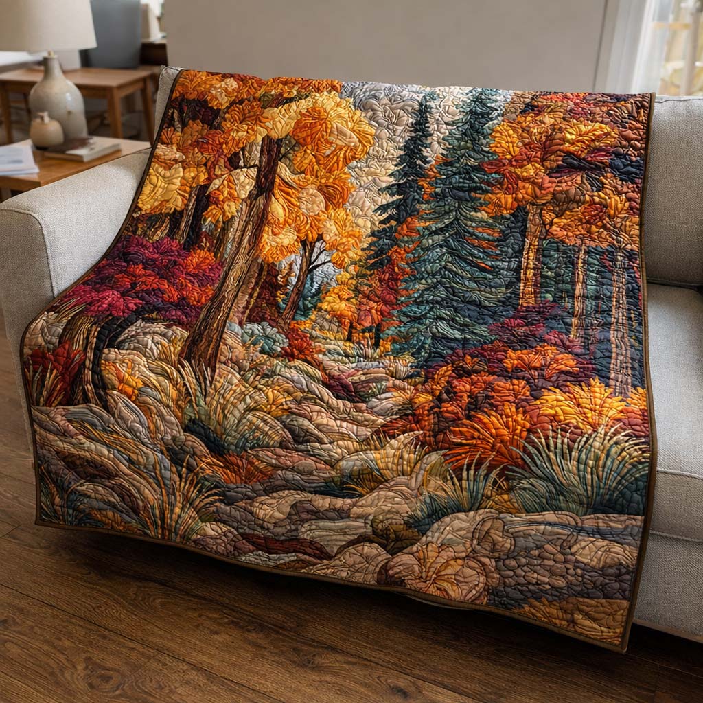 Woodland Embrace Quilted Blanket GFTOHD13109