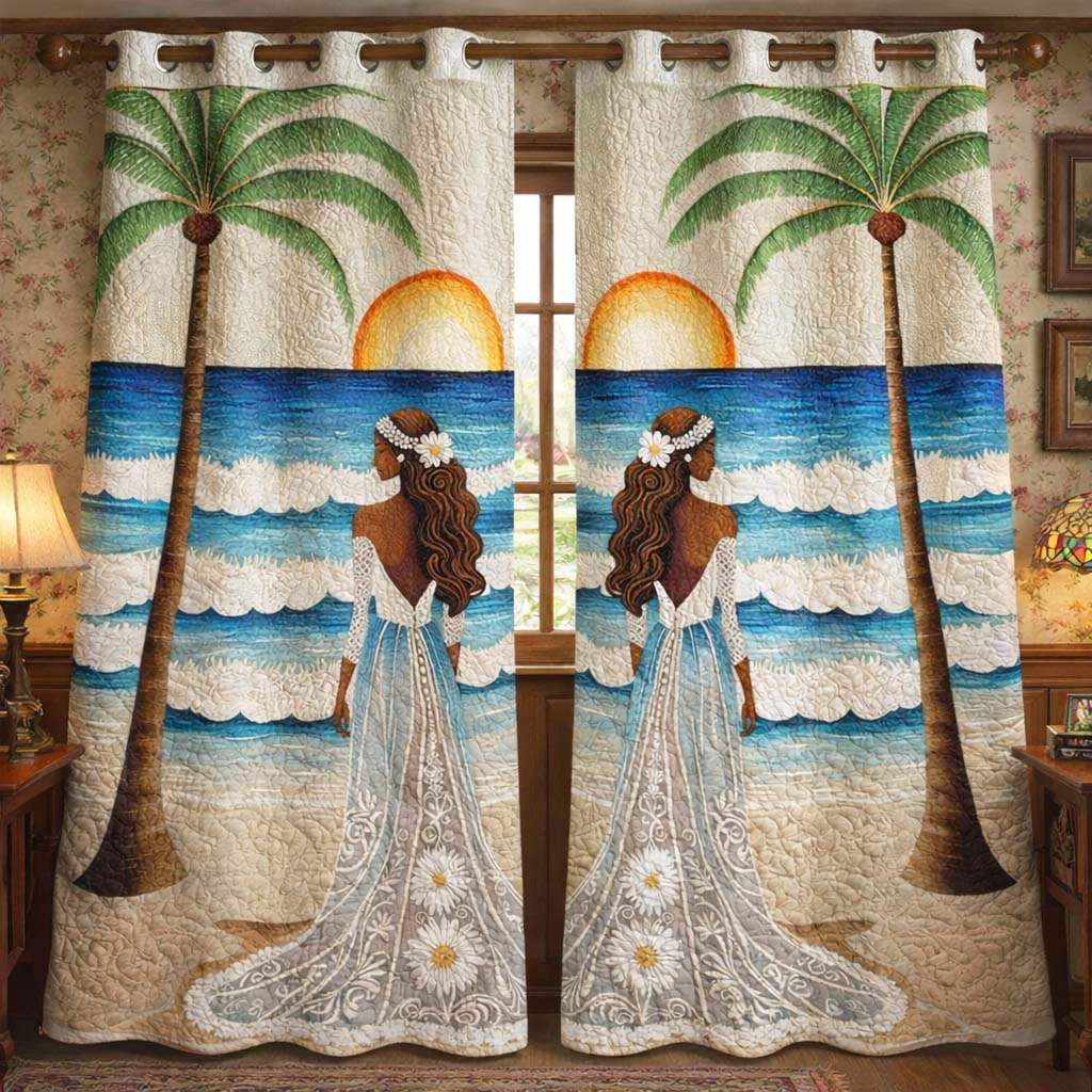 Ancestral Queen Essence Quilted Curtains GFTOHD13602