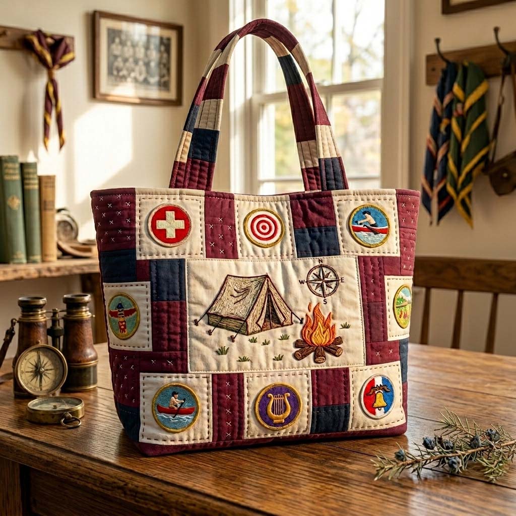 Heritage Camp Quilted Tote Bag GFTOHD14652