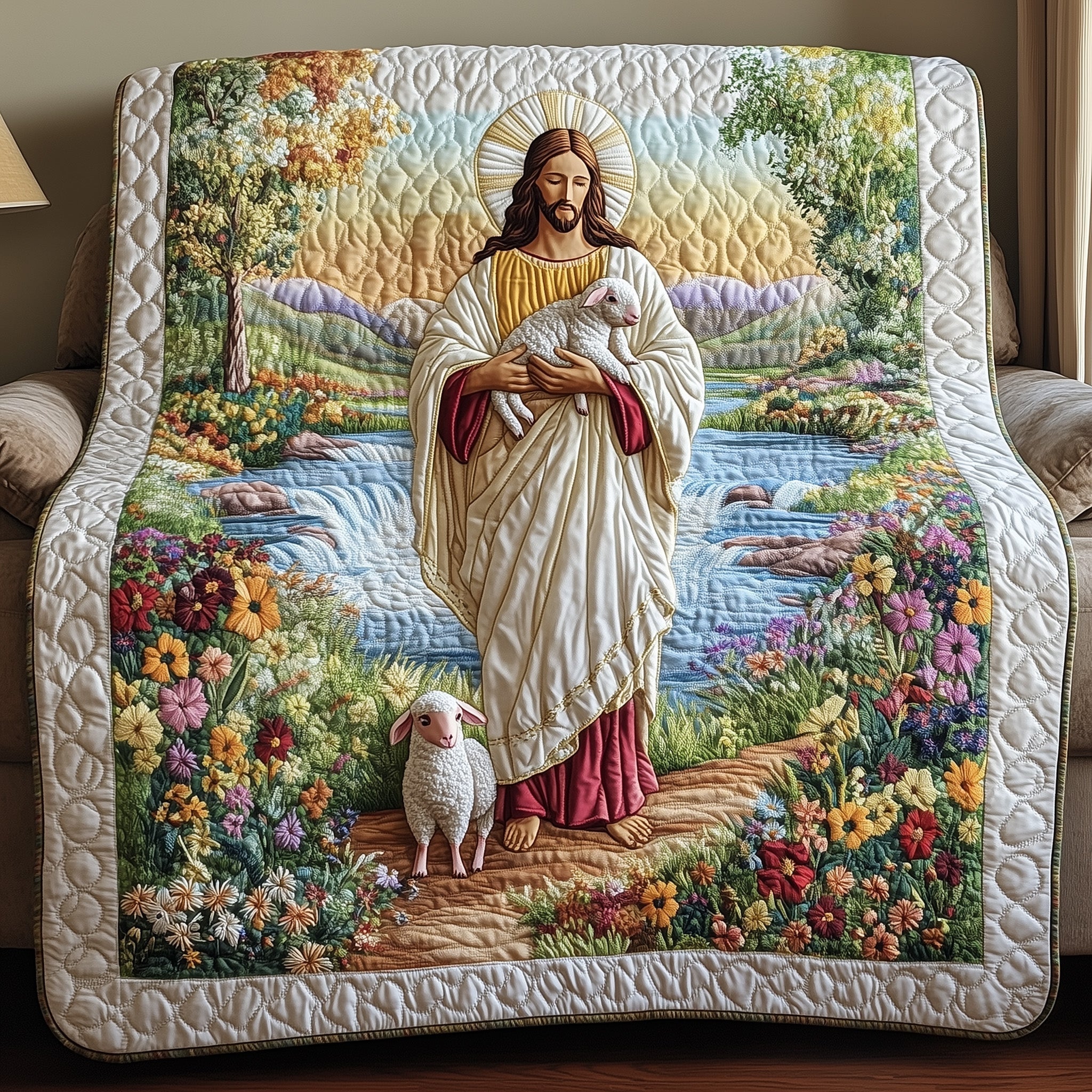 Jesus Quilted Blanket GFTOHL16