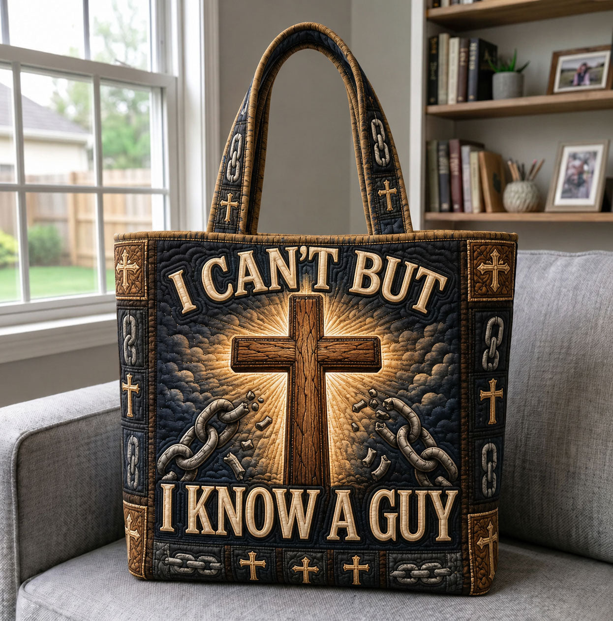 I Can’t But I Know A Guy Quilted Tote Bag GFTOHNL1393