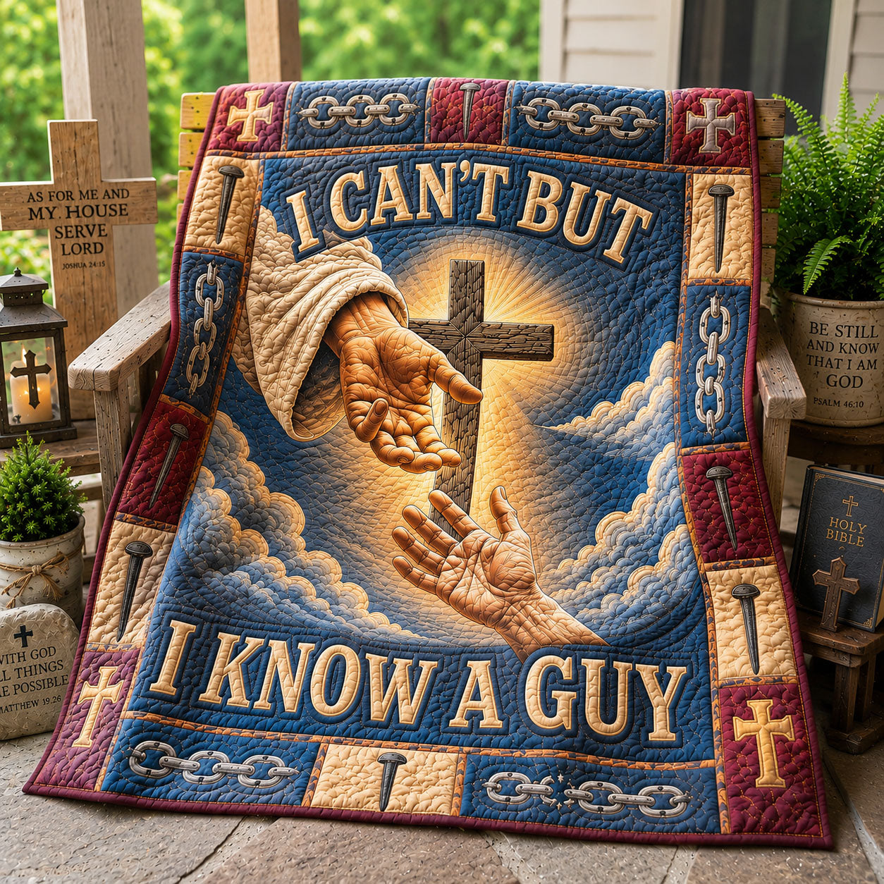 I Can’t But I Know A Guy Quilted Blanket GFTOHNL1400