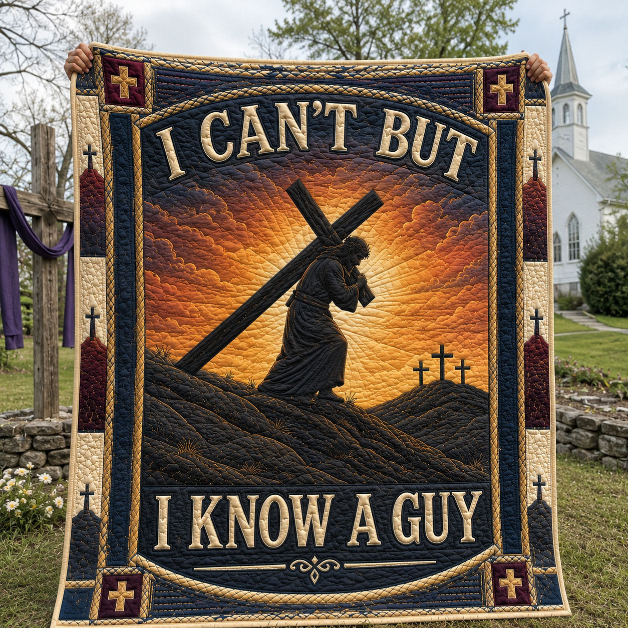 I Can’t But I Know A Guy Quilted Blanket GFTOHNL1403