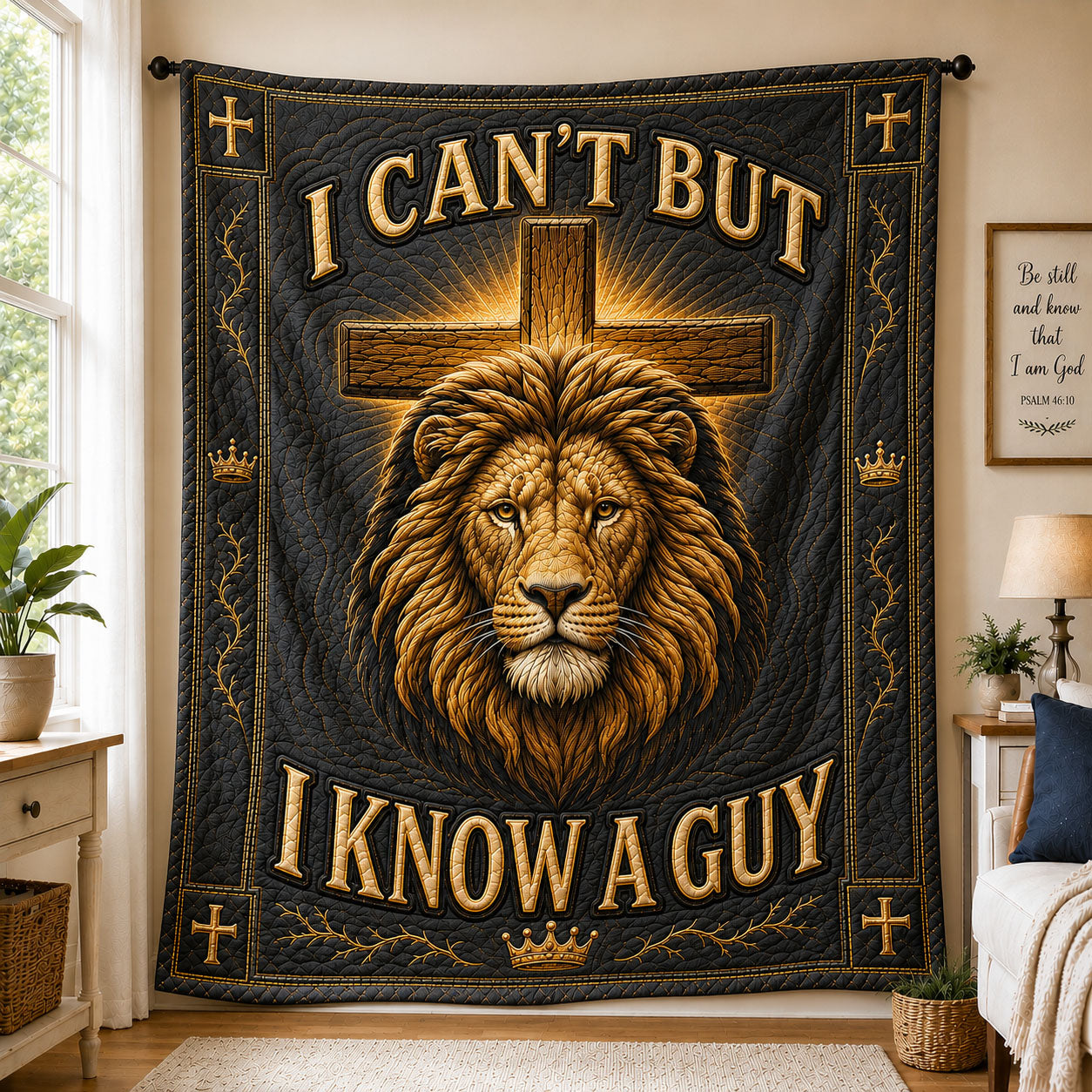 I Can’t But I Know A Guy Quilted Blanket GFTOHNL1404