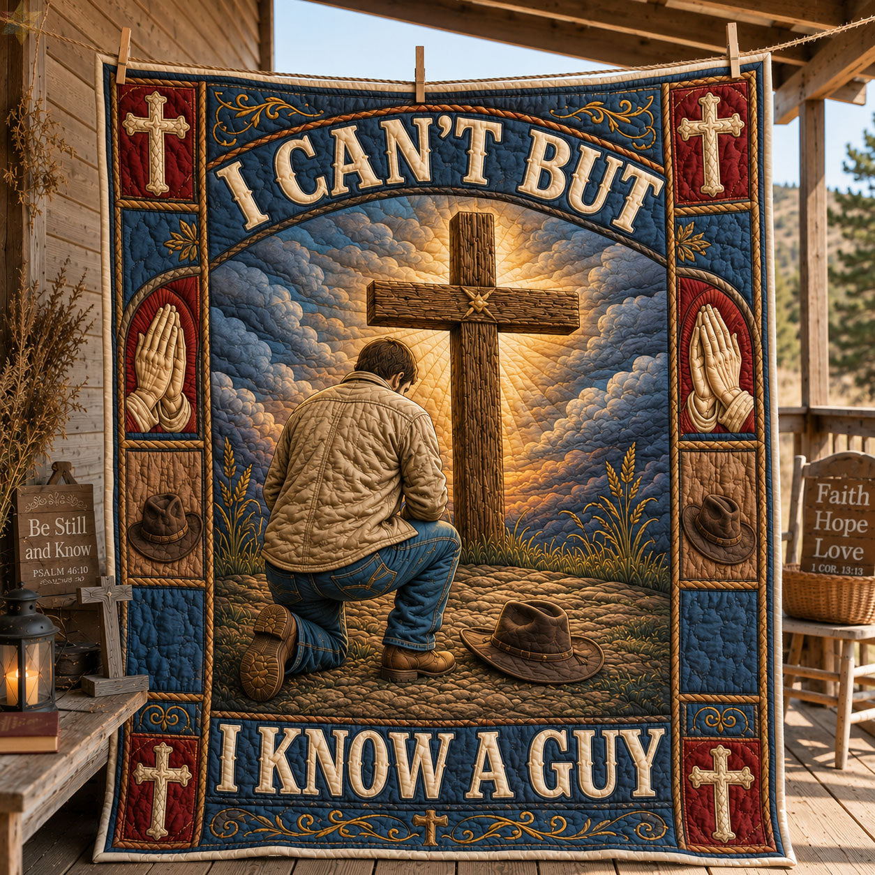 I Can’t But I Know A Guy Quilted Blanket GFTOHNL1405