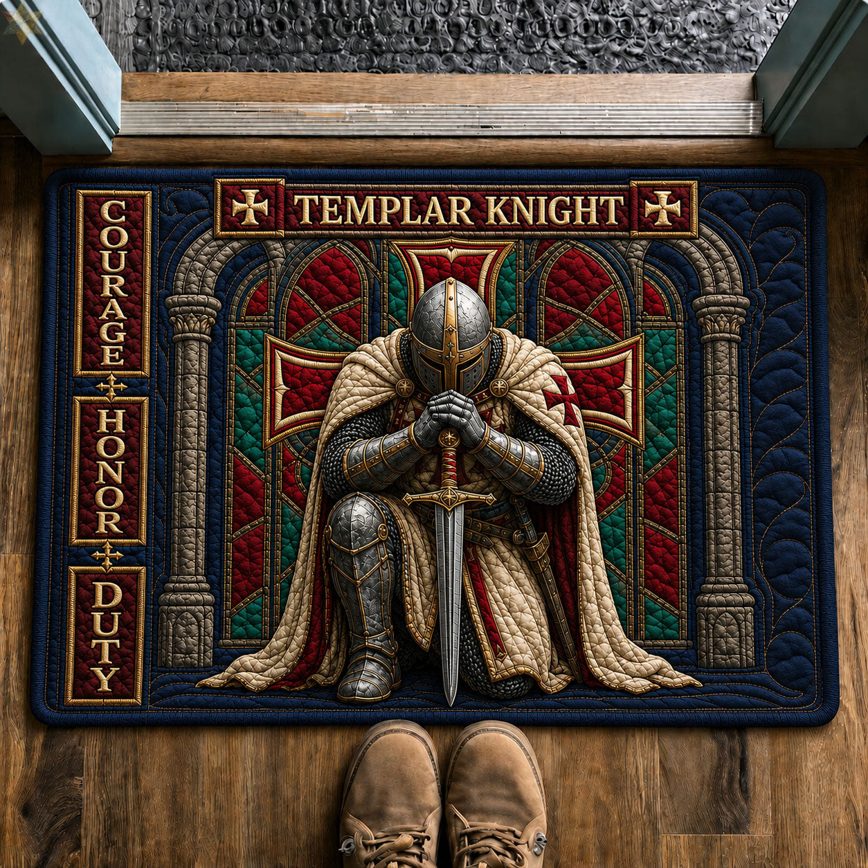 Templar Oath Guardian Doormat GFTOHNL1406