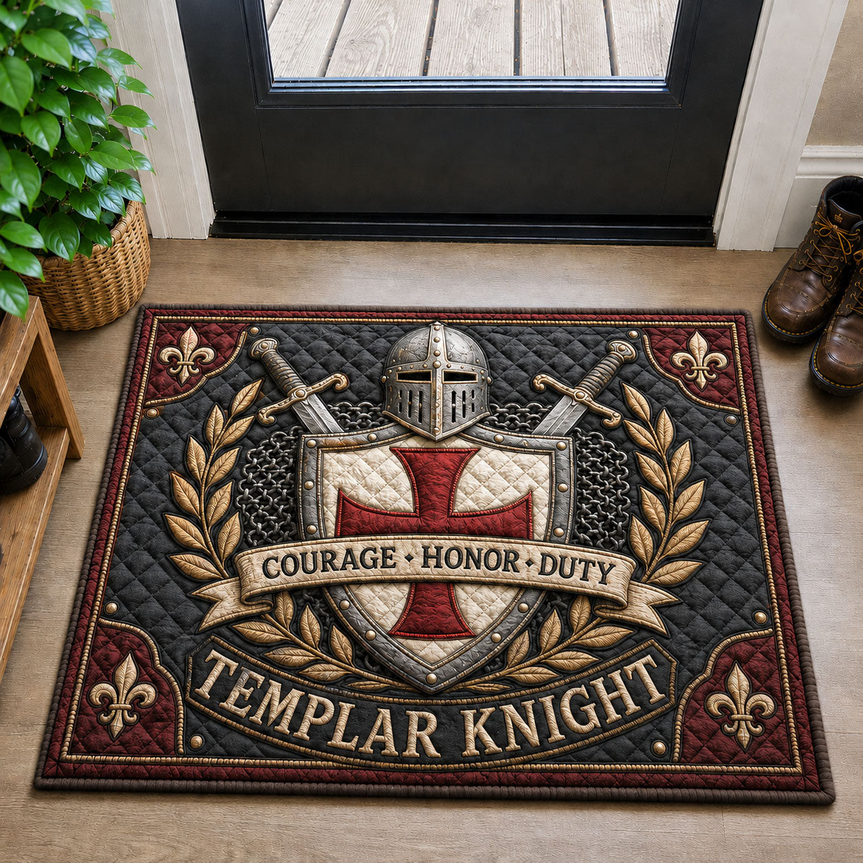 Knightly Honor Crest Doormat GFTOHNL1409