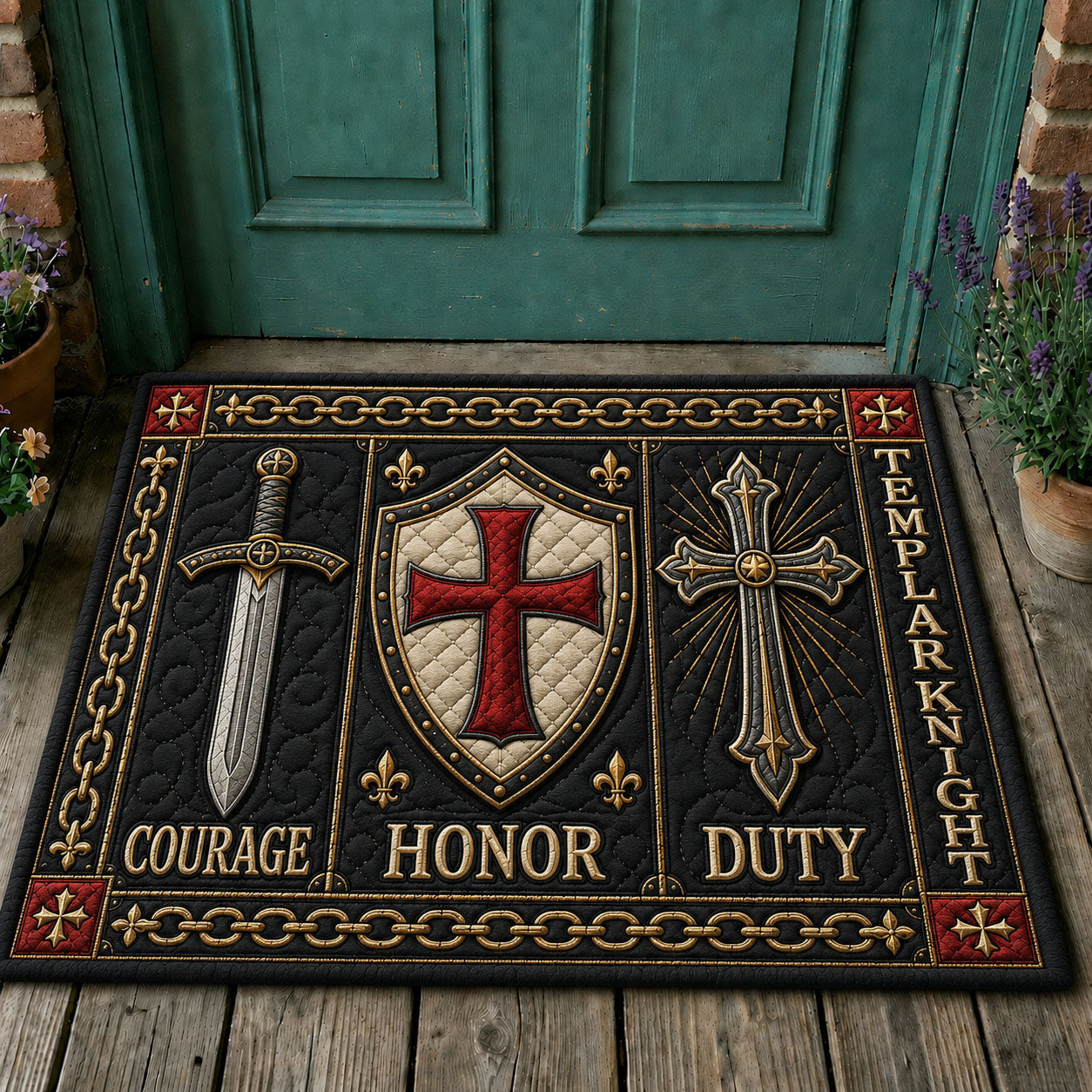 Crusader Code Panel Doormat GFTOHNL1411