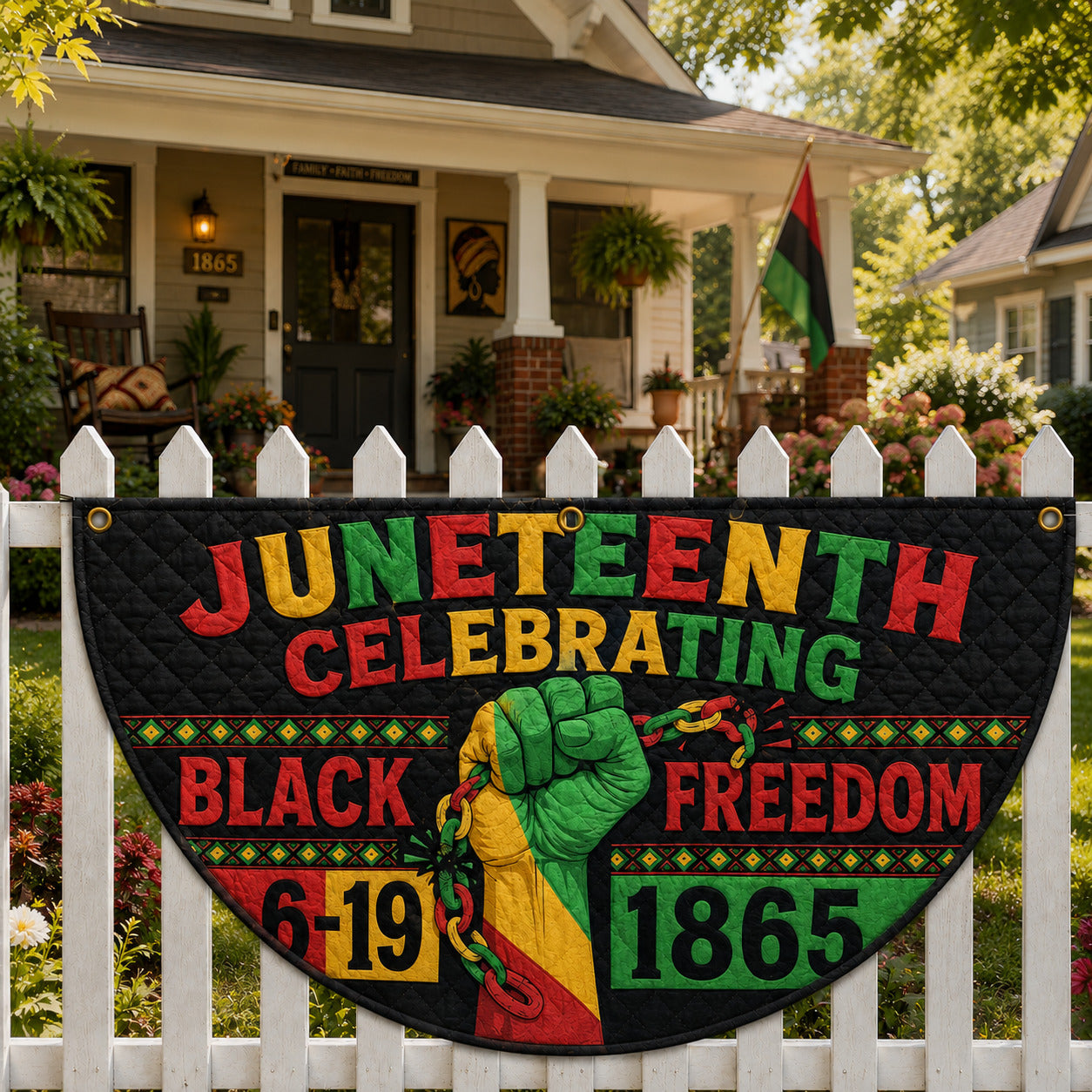 Freedom Rising Fan Flag GFTOLAN145