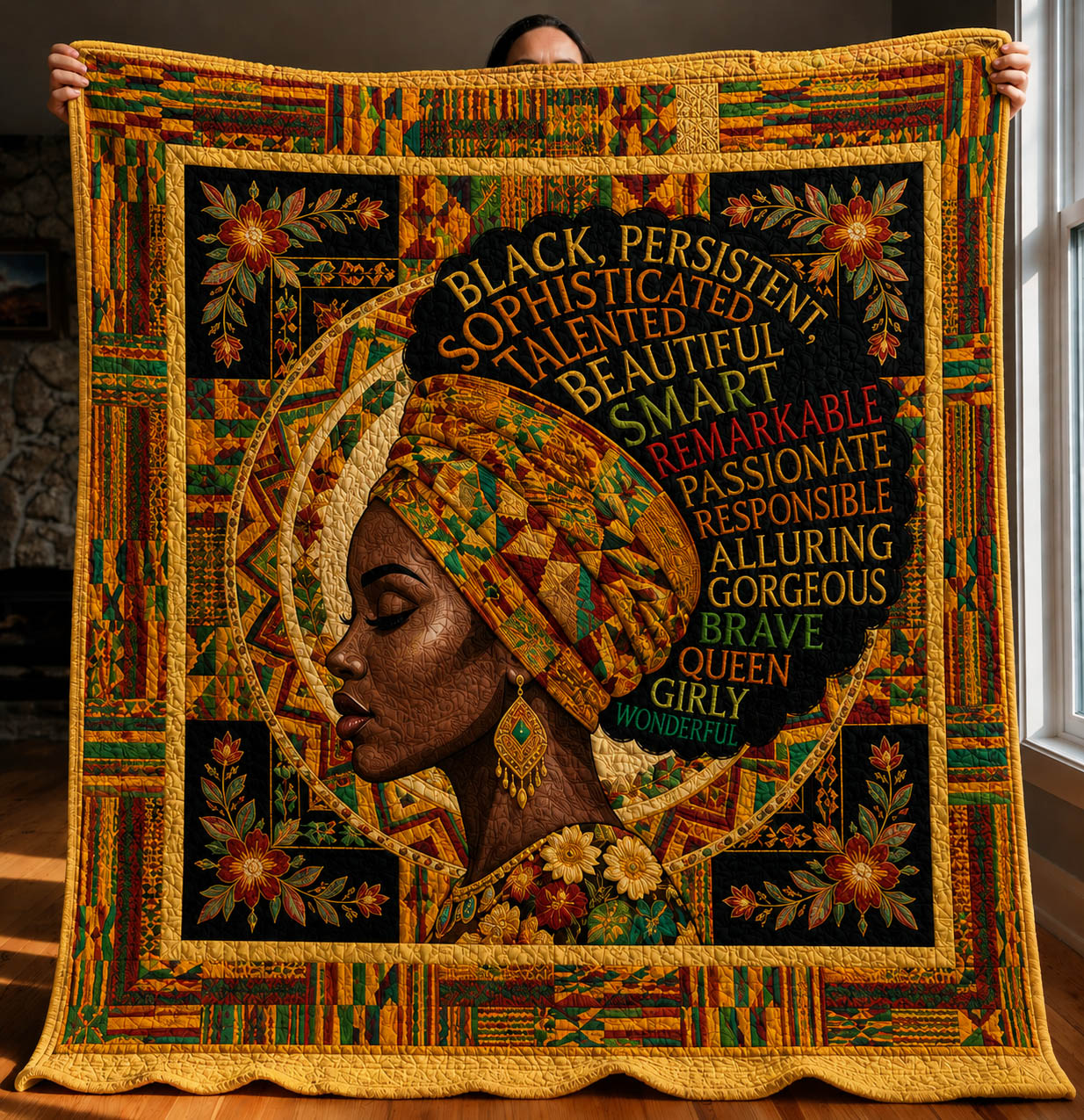 Empower Beauty Quilted Blanket GFTOLAN343