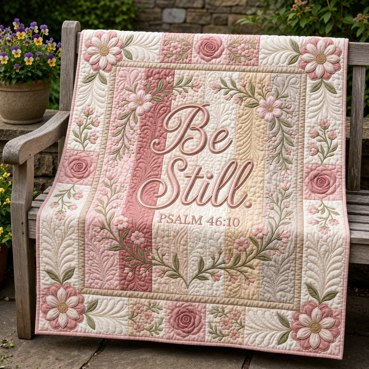 Christian Faith Quilted Blanket GFTOLAN515