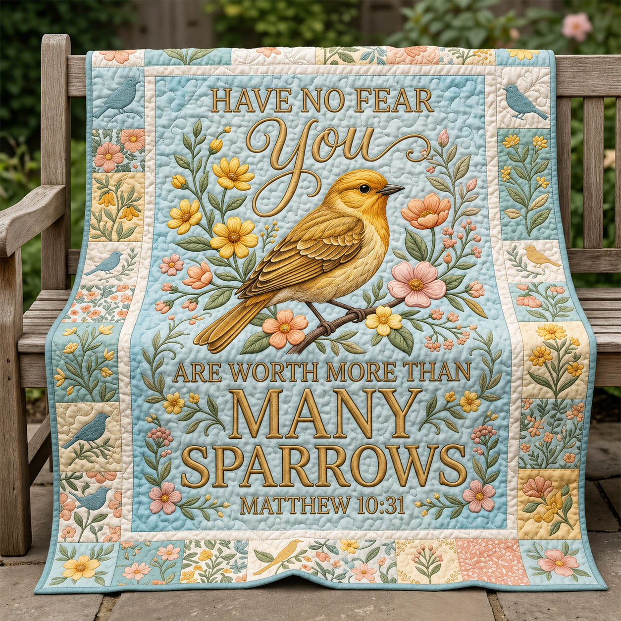 Christian Faith Quilted Blanket GFTOLAN525