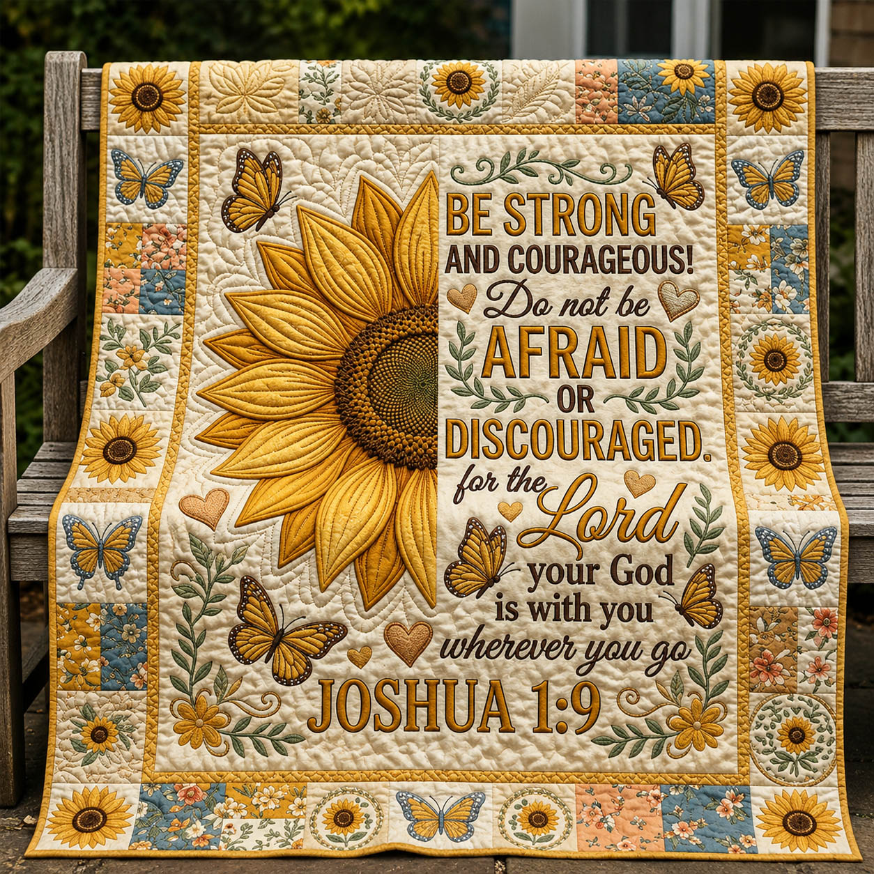 Christian Faith Quilted Blanket GFTOLAN526
