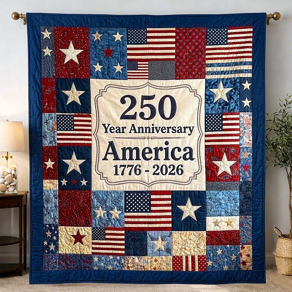 Heritage Patch Quilted Blanket GFTOMA10043