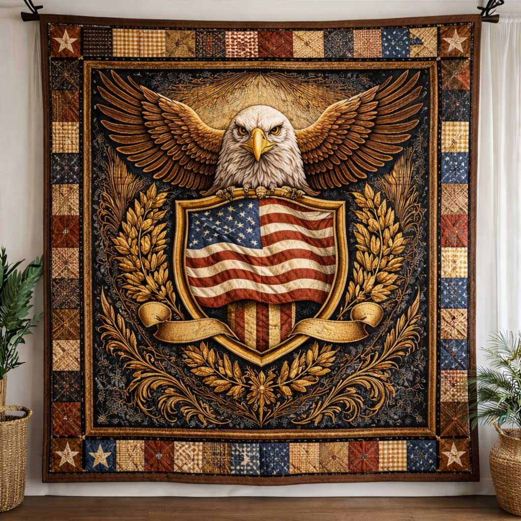 Heritage Patch Quilted Blanket GFTOMA10047