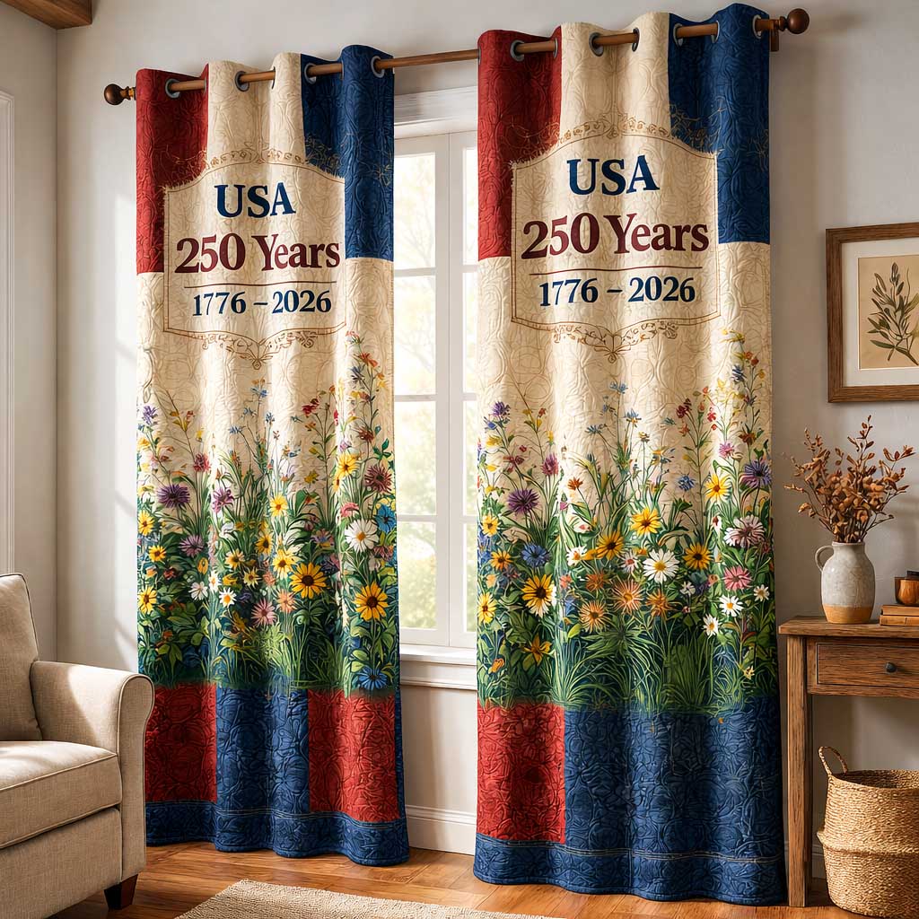 Star Palette Quilted Curtains GFTOMA10120