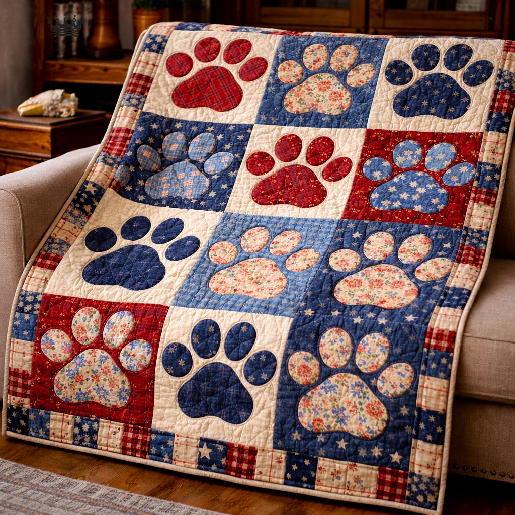 Liberty Stars Quilted Blanket GFTOMA10183
