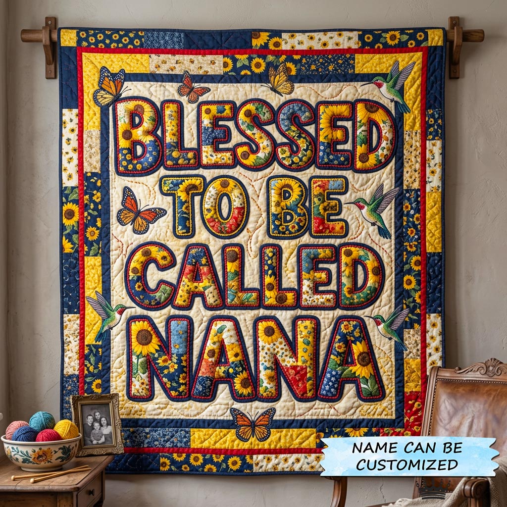 Floral Love Quilted Blanket QTCUZ GFTOMA10539