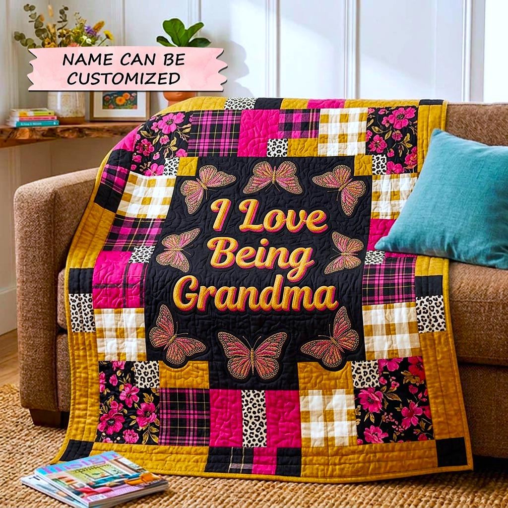 Mom Bloom Quilted Blanket QTCUZ GFTOMA10542