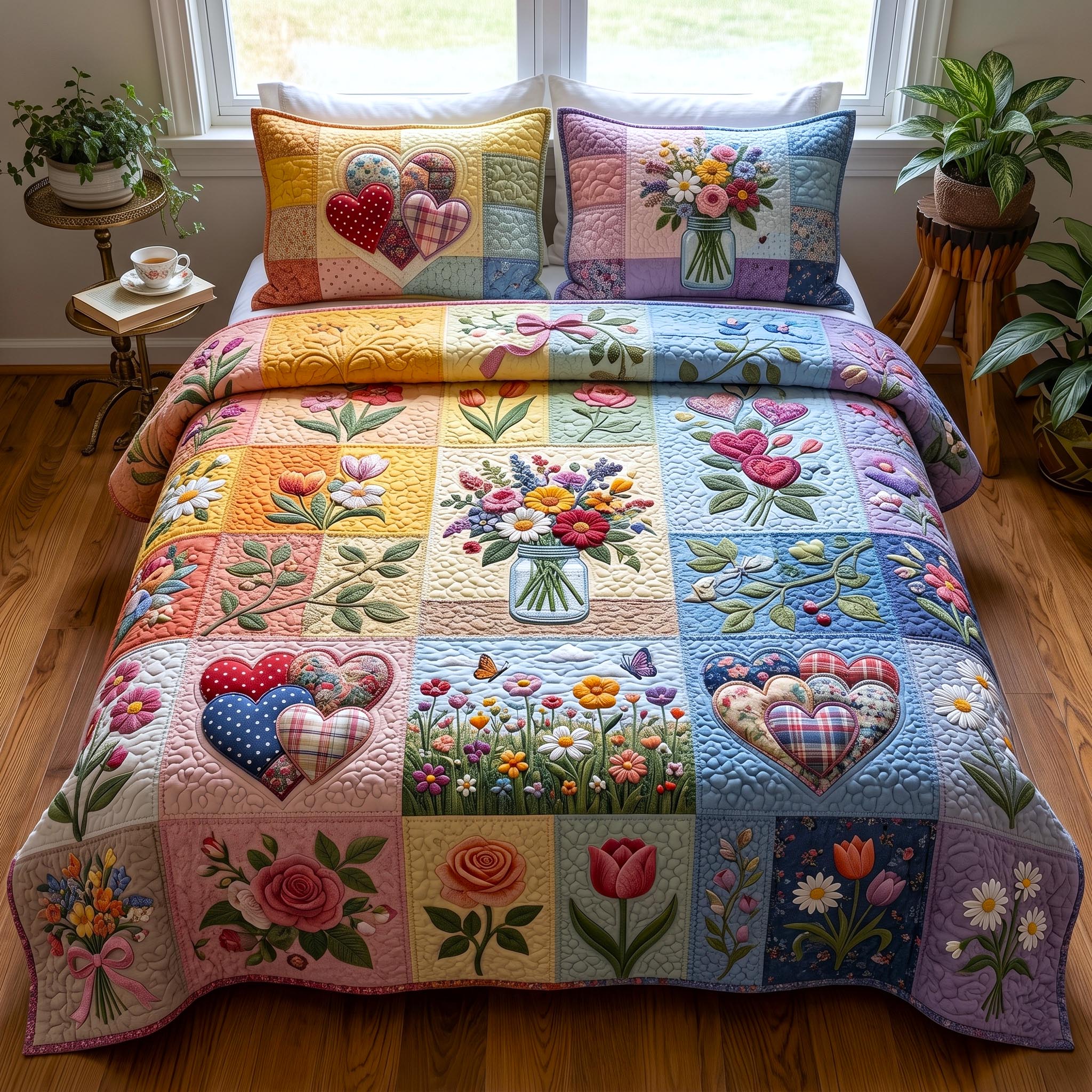 Proud to Love 3-Piece Quilted Bedding Set GFTOMA11169