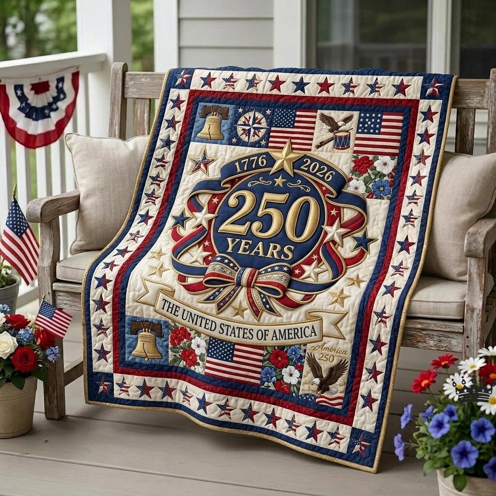 Heritage Patch Quilted Blanket GFTOMA11303