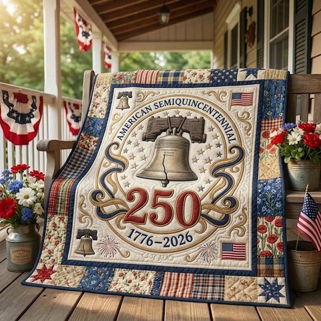 Heritage Patch Quilted Blanket GFTOMA11307