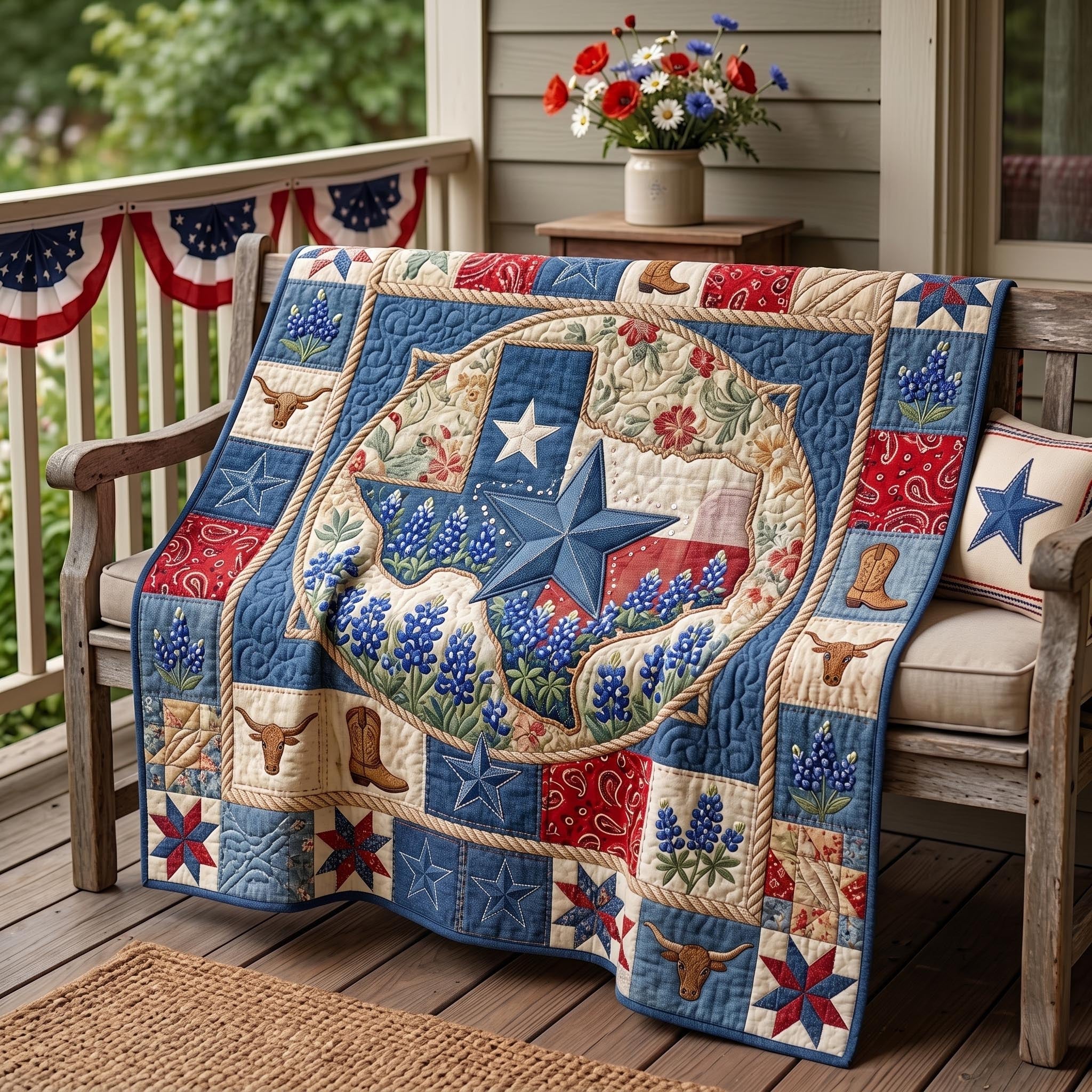 Texas Pride Quilted Blanket GFTOMA11335