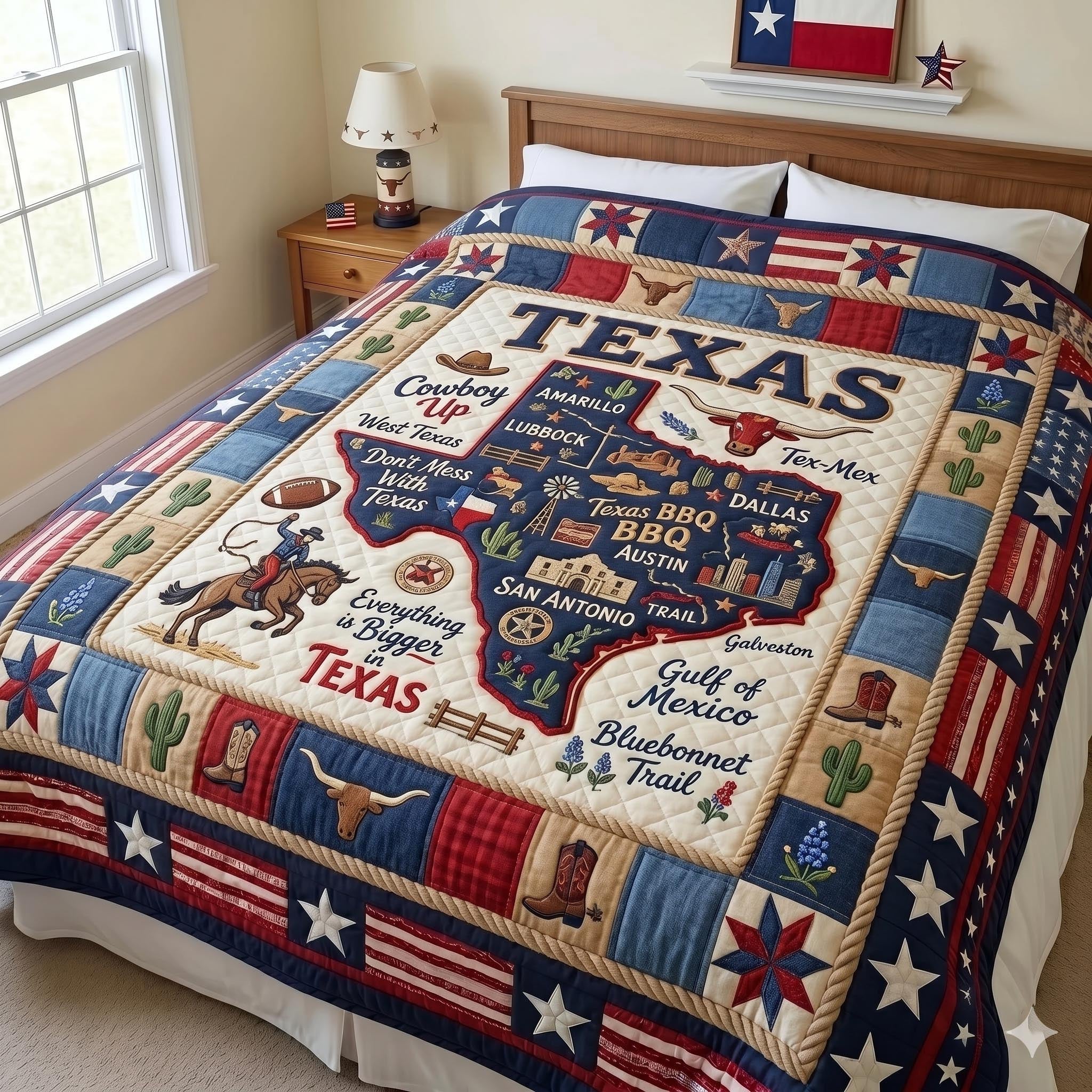 Cowboy Country Quilted Blanket GFTOMA11340