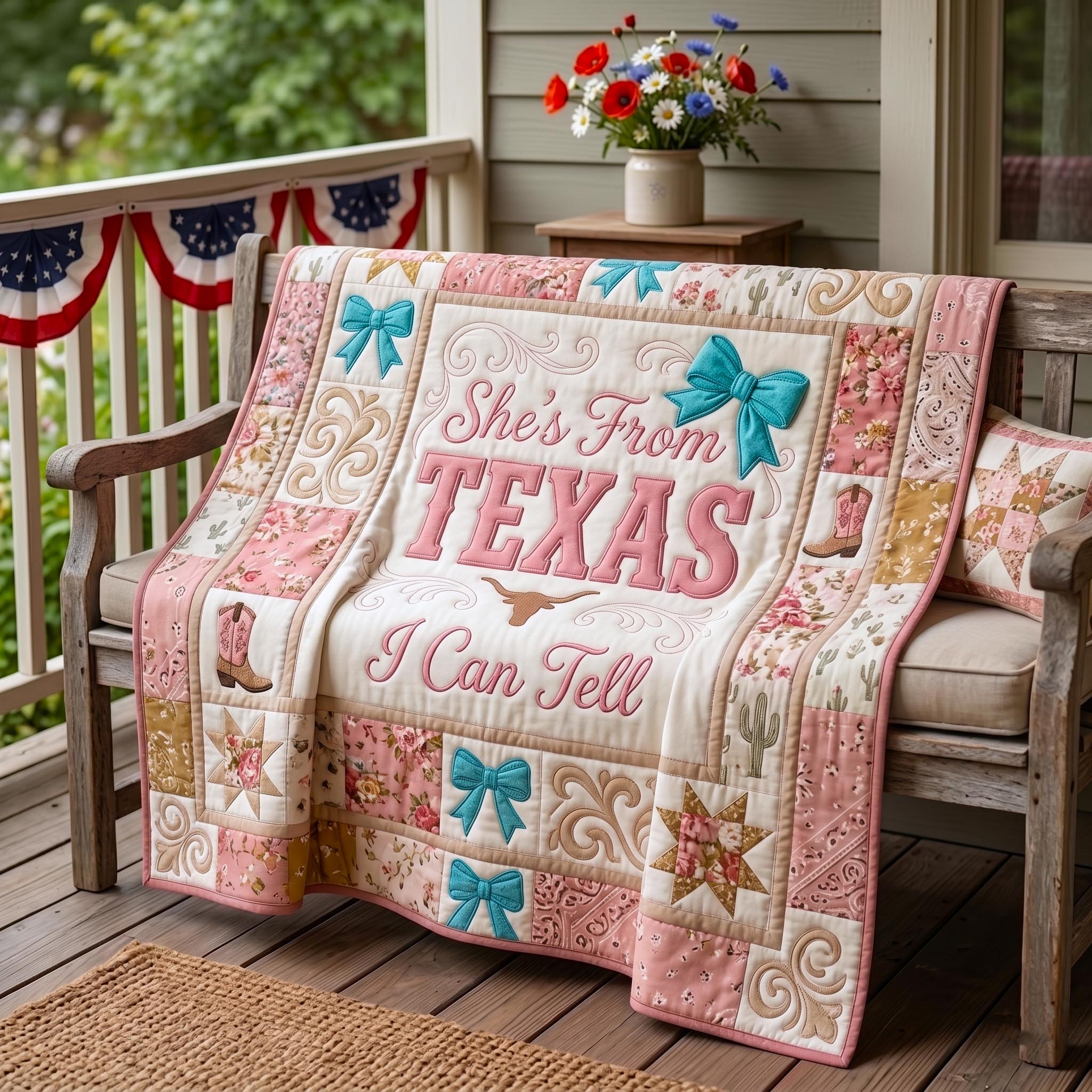 Texas Ranch Quilted Blanket GFTOMA11341
