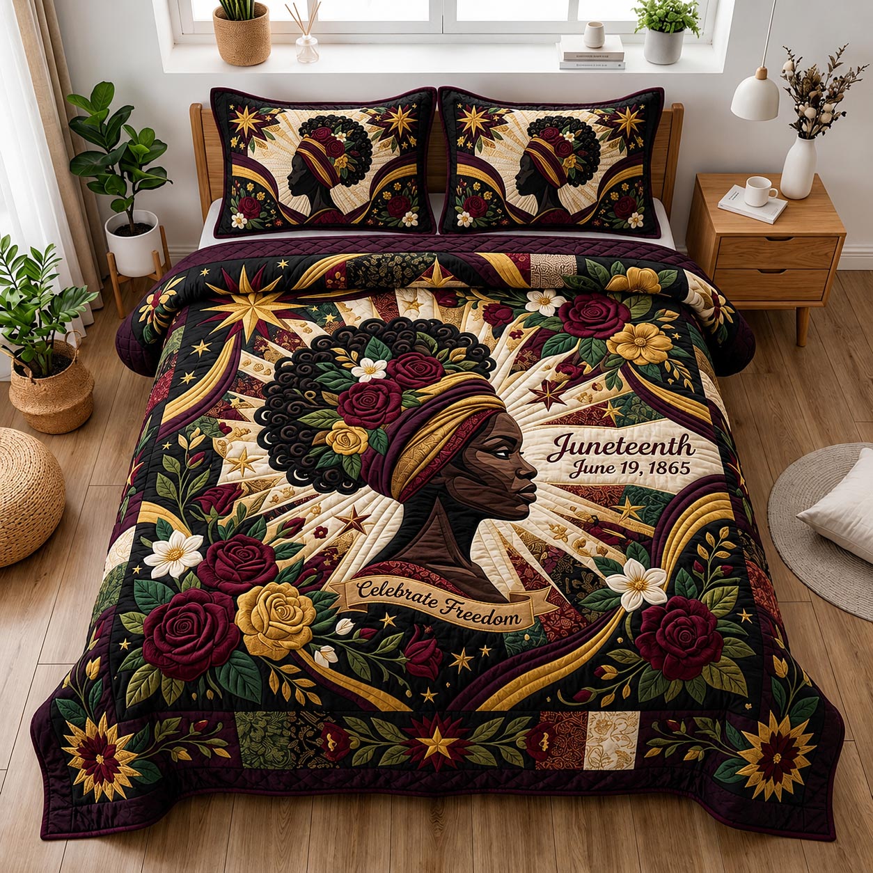 Heritage Soul 3-Piece Quilted Bedding Set GFTOMA11526