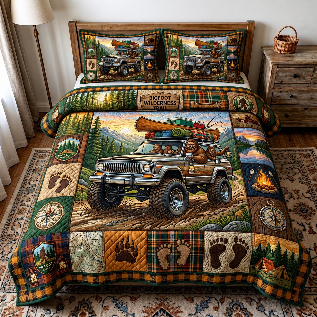 Camp Roamer 3-Piece Quilted Bedding Set GFTOMA11616