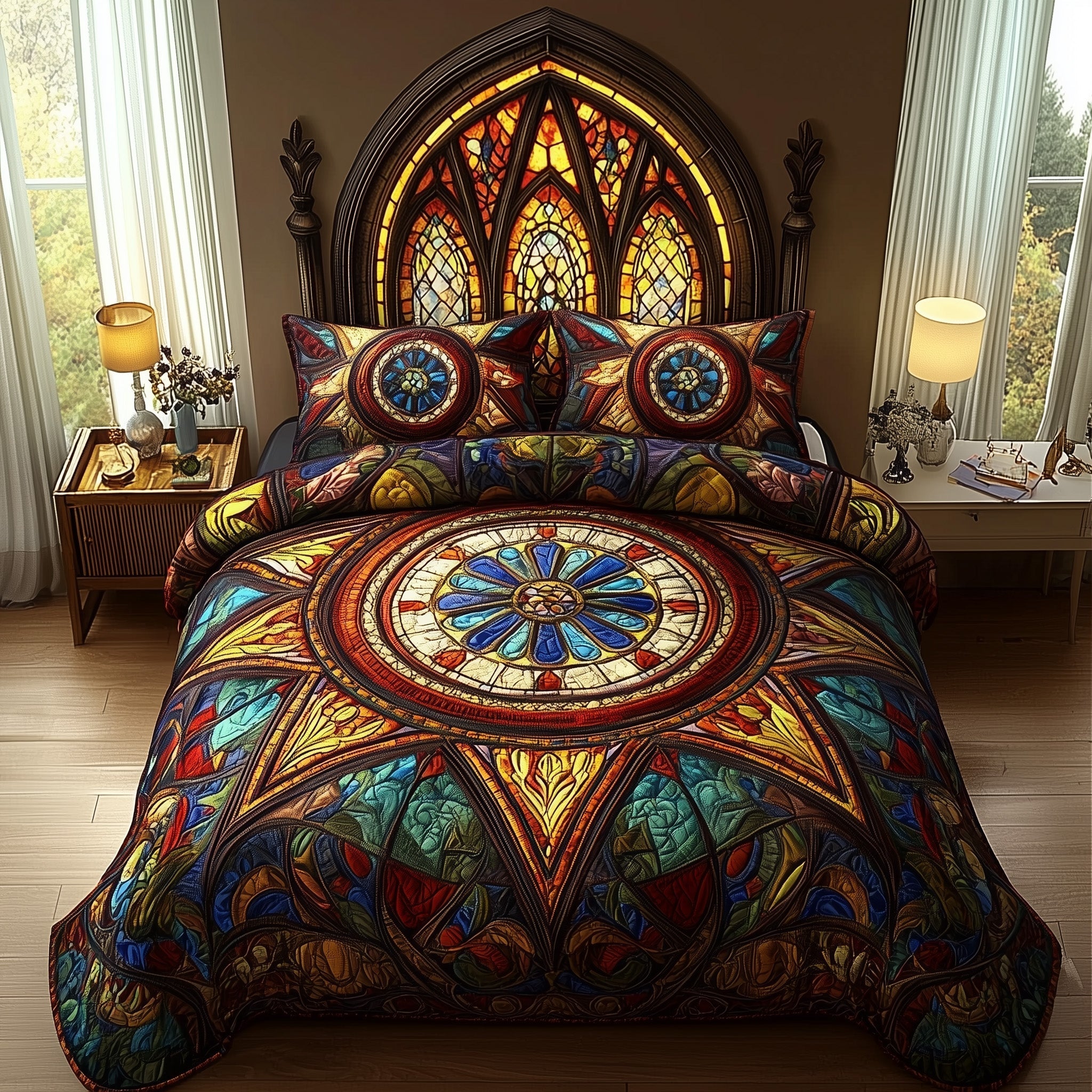 Celestial Dreams 3-Piece Quilted Bedding Set GFTOMA1162