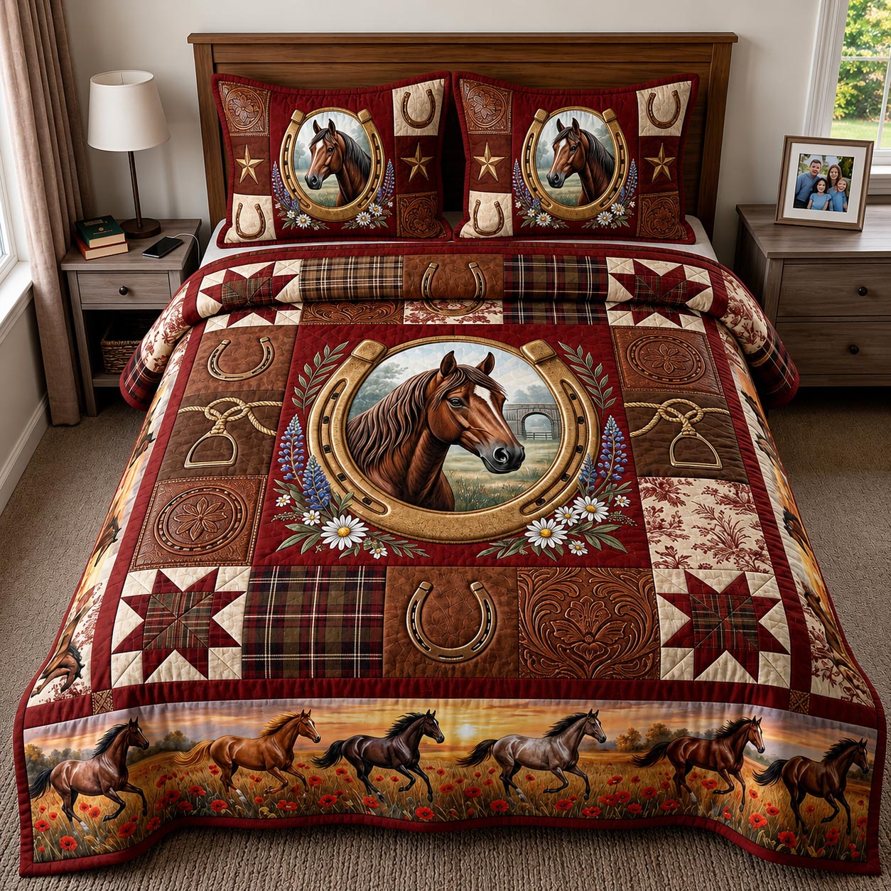 Western Soul 3-Piece Quilted Bedding Set GFTOMA11650