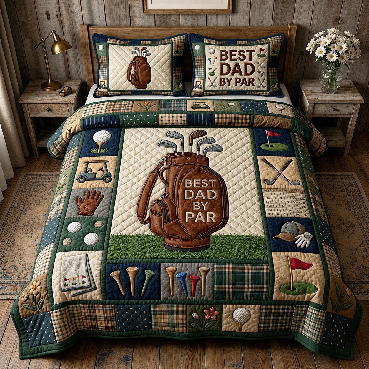 Swing Life 3-Piece Quilted Bedding Set GFTOMA11820