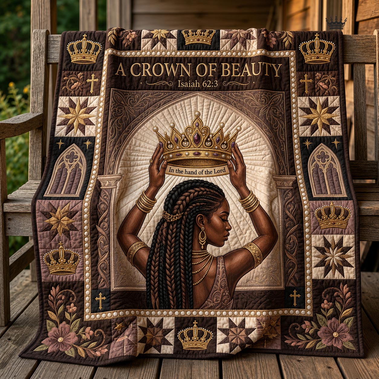 Faith Queen Quilted Blanket GFTOMA11972
