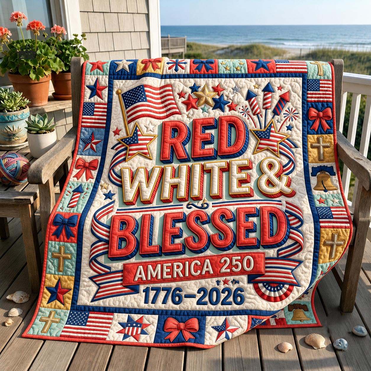 Liberty Legacy Quilted Blanket GFTOMA12099
