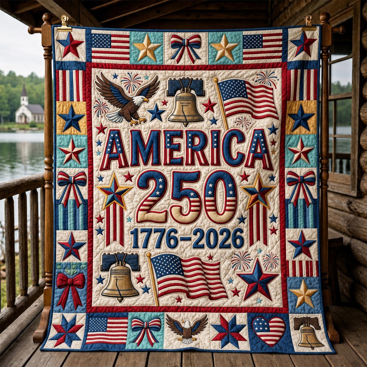 Patriot Legacy Quilted Blanket GFTOMA12102