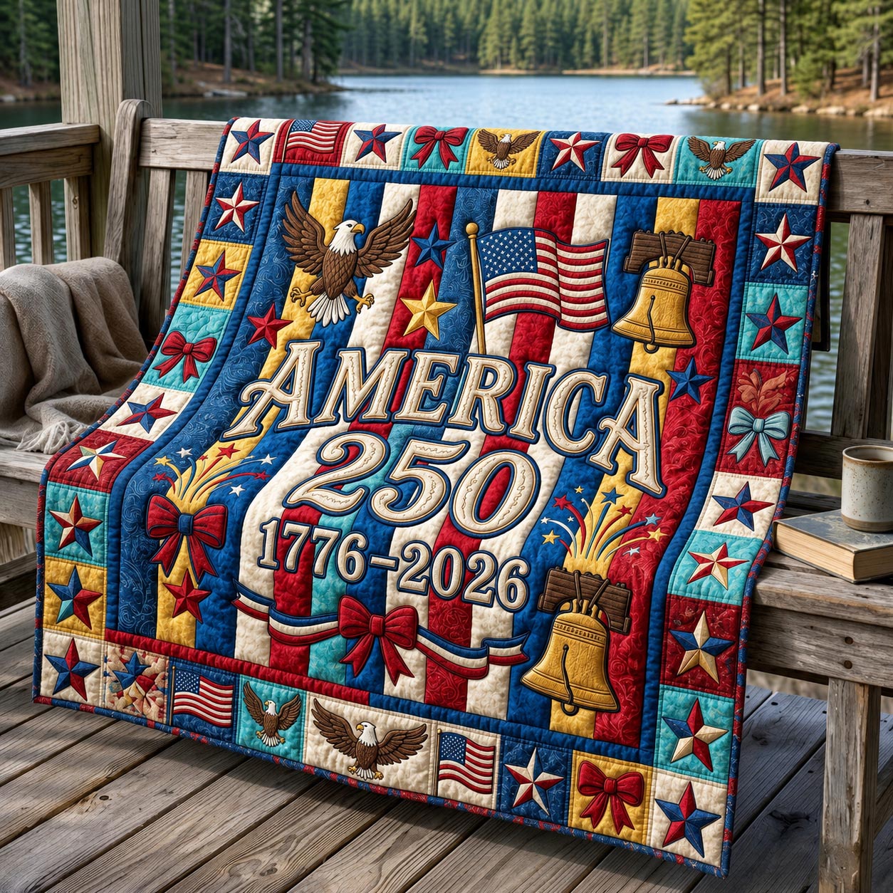 Liberty Pride Quilted Blanket GFTOMA12104
