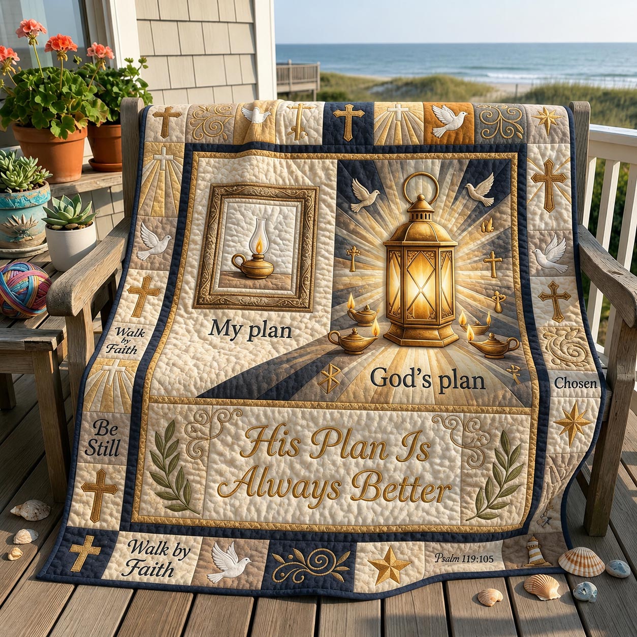 Faith Over Quilted Blanket GFTOMA12109