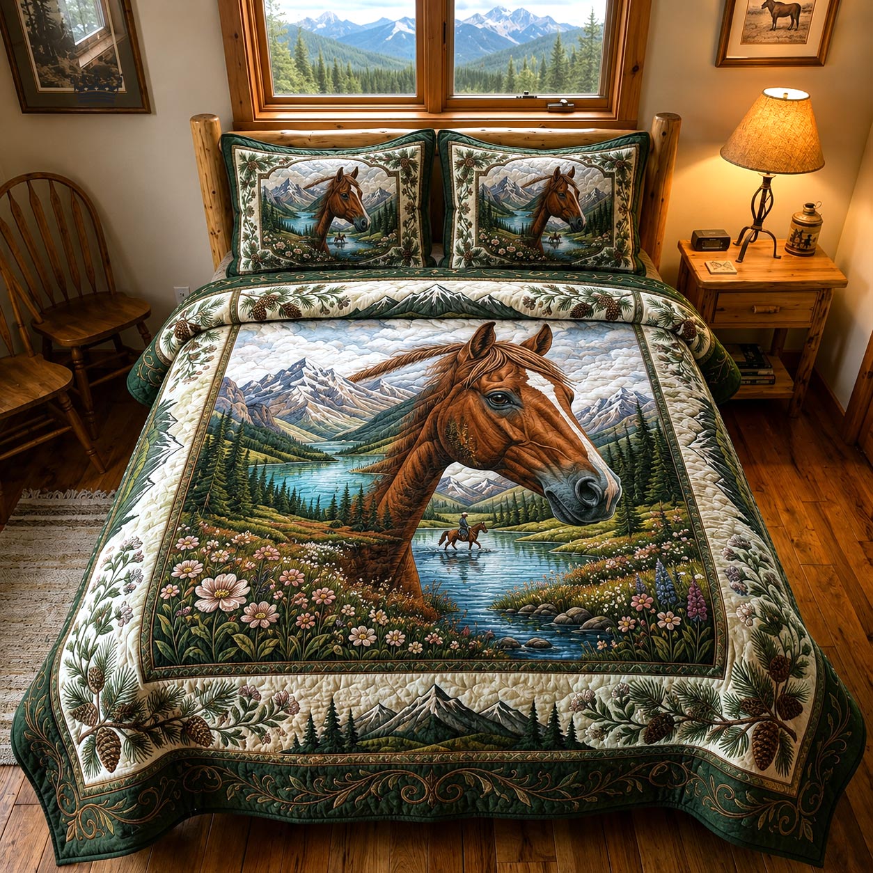 Western Soul 3-Piece Quilted Bedding Set GFTOMA12202