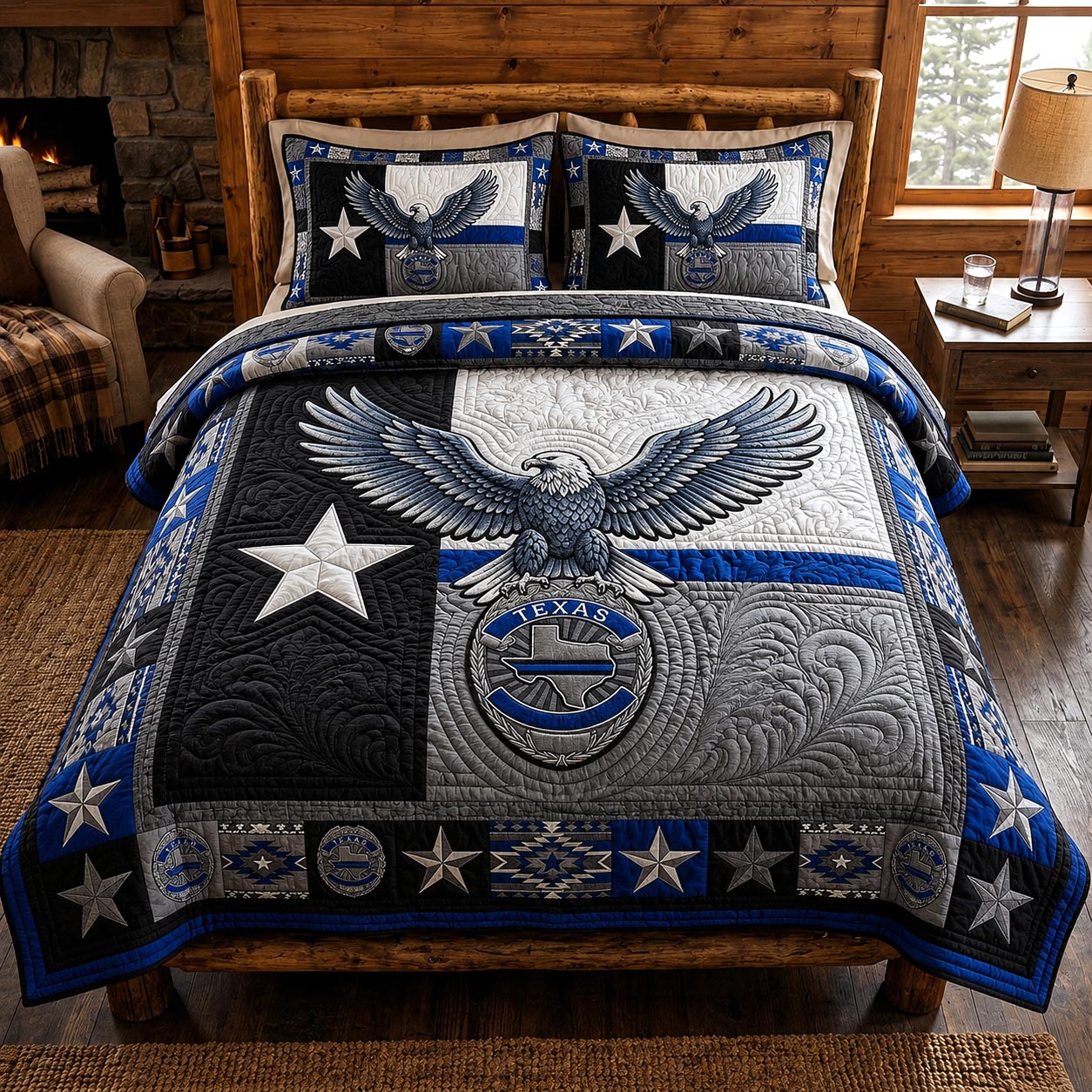 Texas Spirit 3-Piece Quilted Bedding Set GFTOMA12241