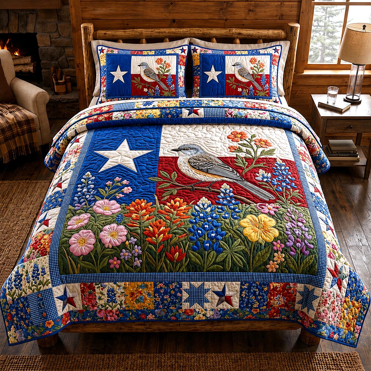 Texas Glory 3-Piece Quilted Bedding Set GFTOMA12243