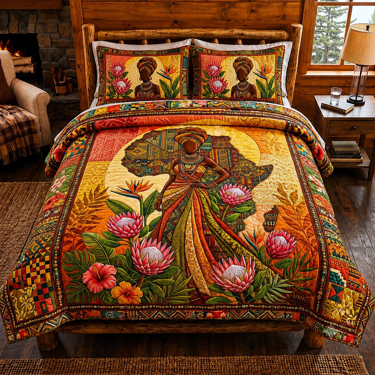 Crowned Beauty 3-Piece Quilted Bedding Set GFTOMA12249