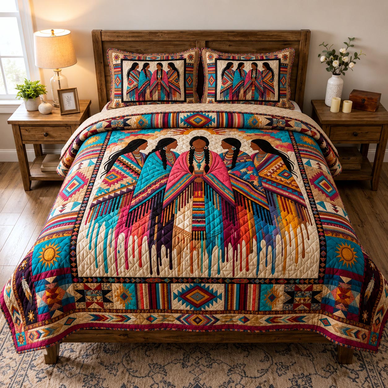 Spirit Queen 3-Piece Quilted Bedding Set GFTOMA12304