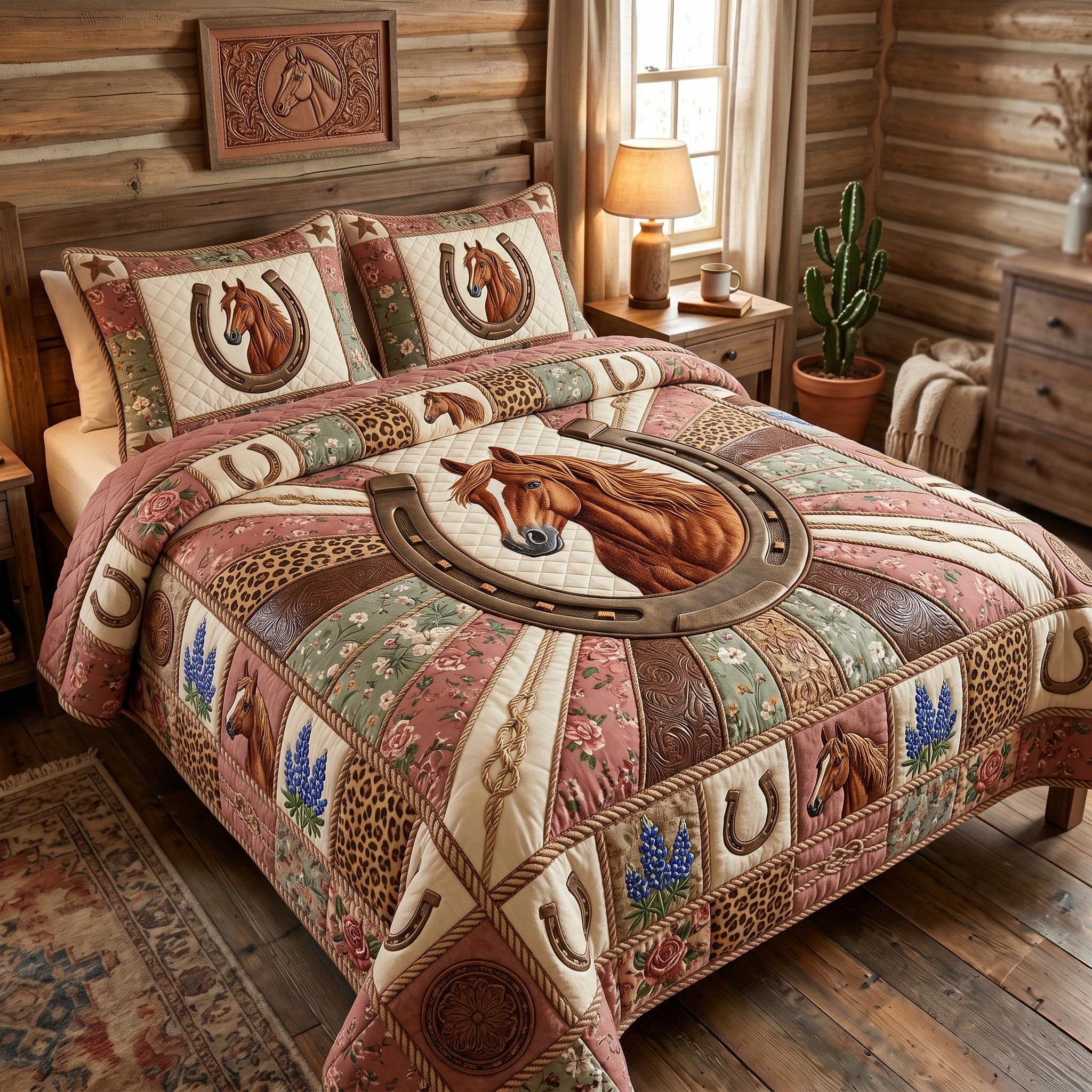 Western Soul 3-Piece Quilted Bedding Set GFTOMA12590