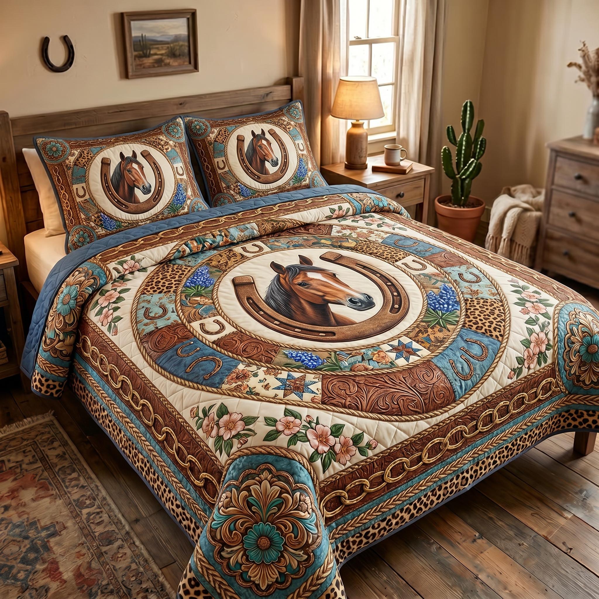 Western Soul 3-Piece Quilted Bedding Set GFTOMA12591