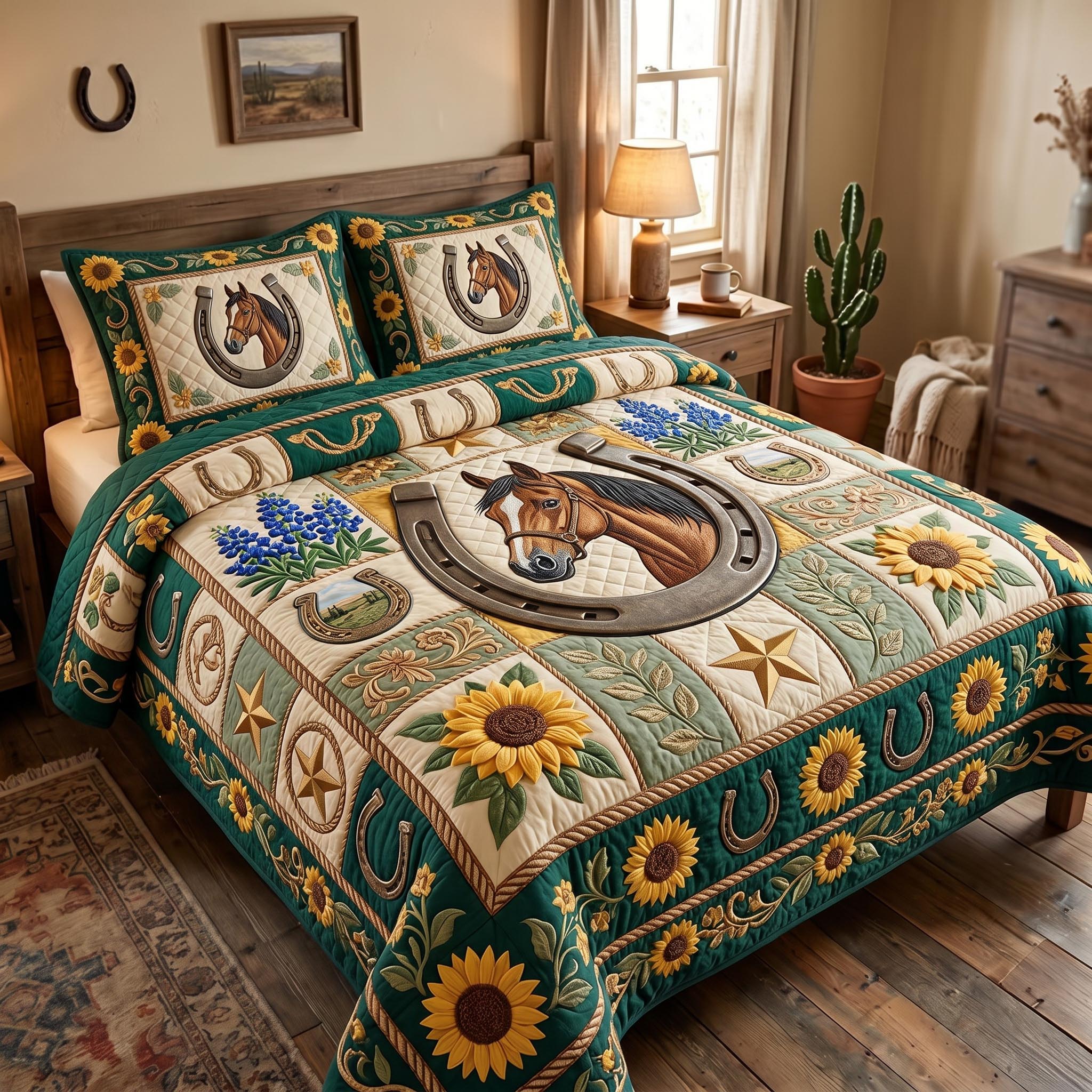 Western Soul 3-Piece Quilted Bedding Set GFTOMA12592