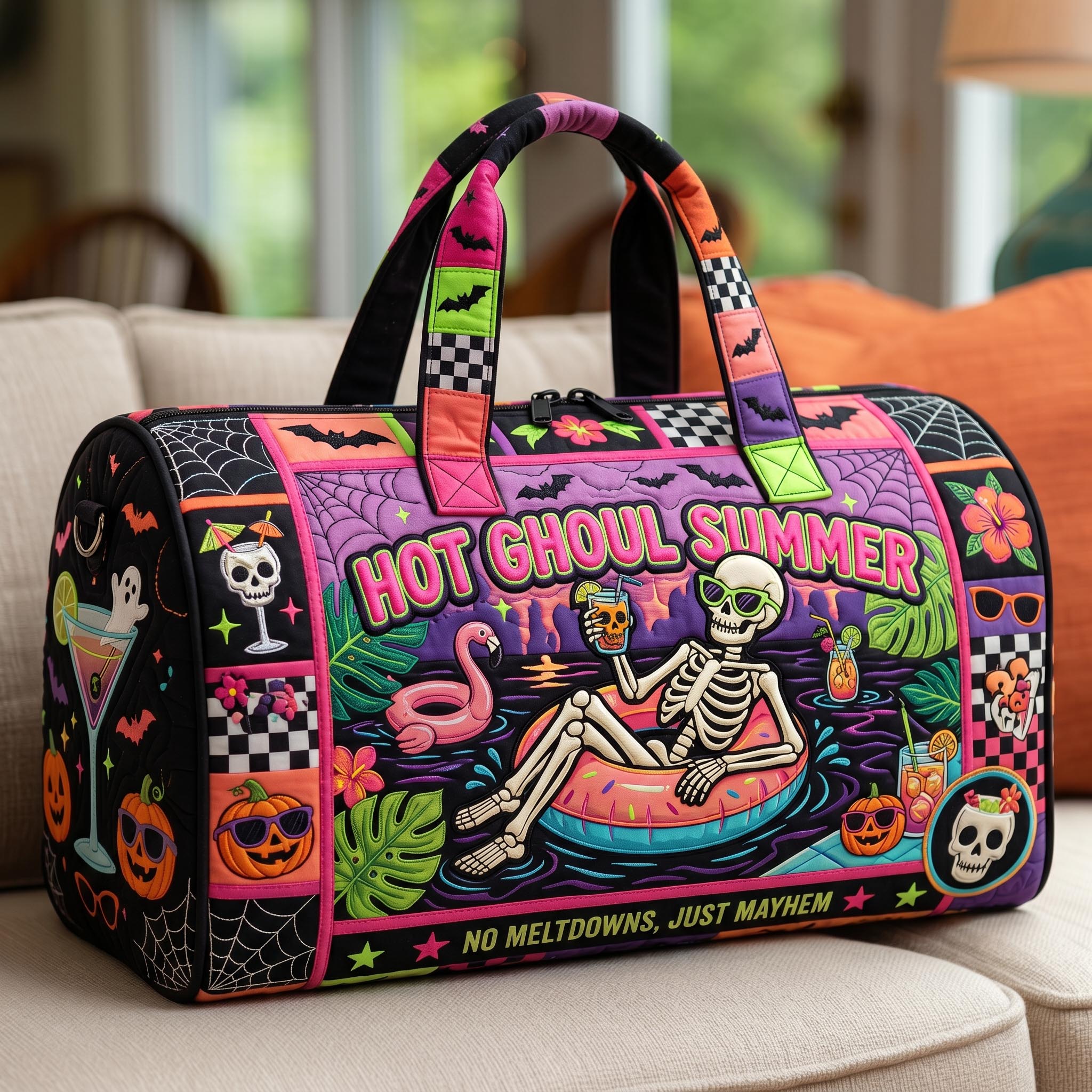 Tropical Haunt Quilted Duffle Bag GFTOMA12621