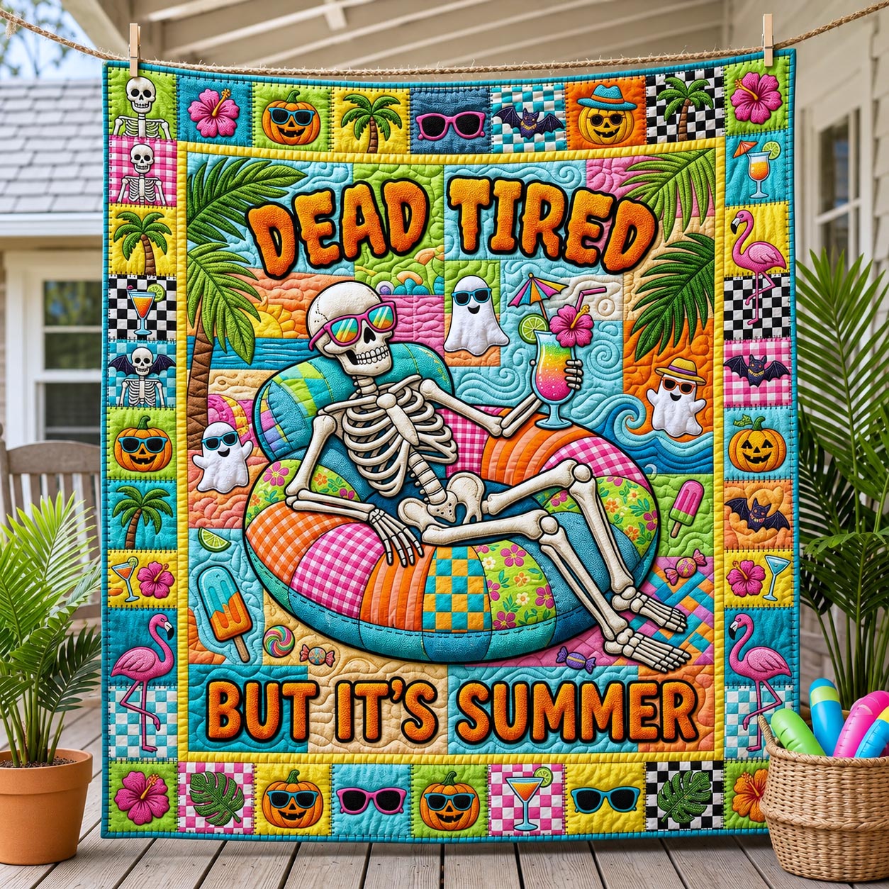 Tropical Haunt Quilted Blanket GFTOMA12710