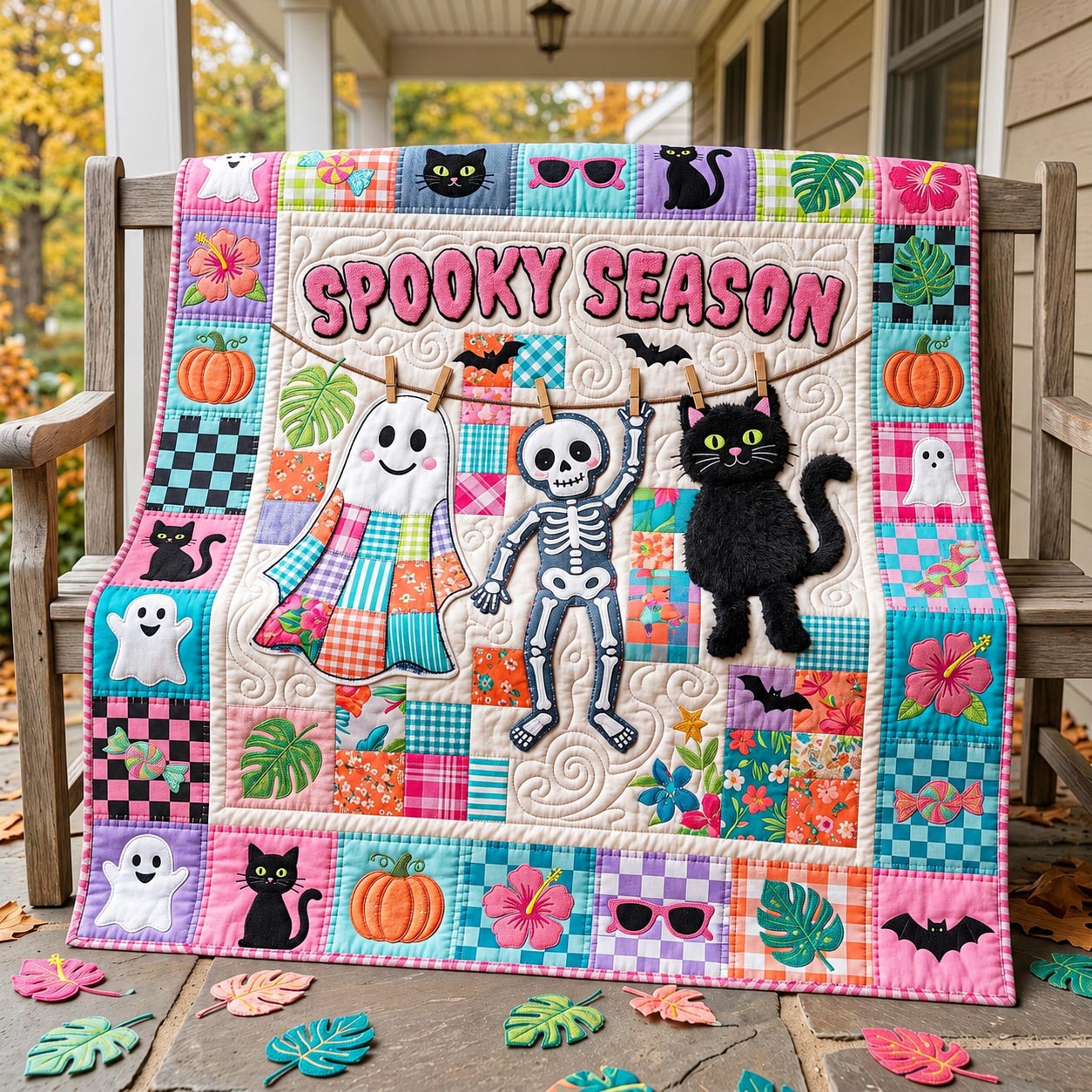 Tropical Haunt Quilted Blanket GFTOMA12712